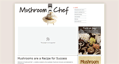 Desktop Screenshot of mushroomchef.com.au